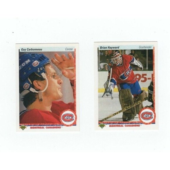 Vintage 1990 The Upper Deck NHLPA NHL Hockey Montreal Canadiens Trading Card - Picture 1 of 10